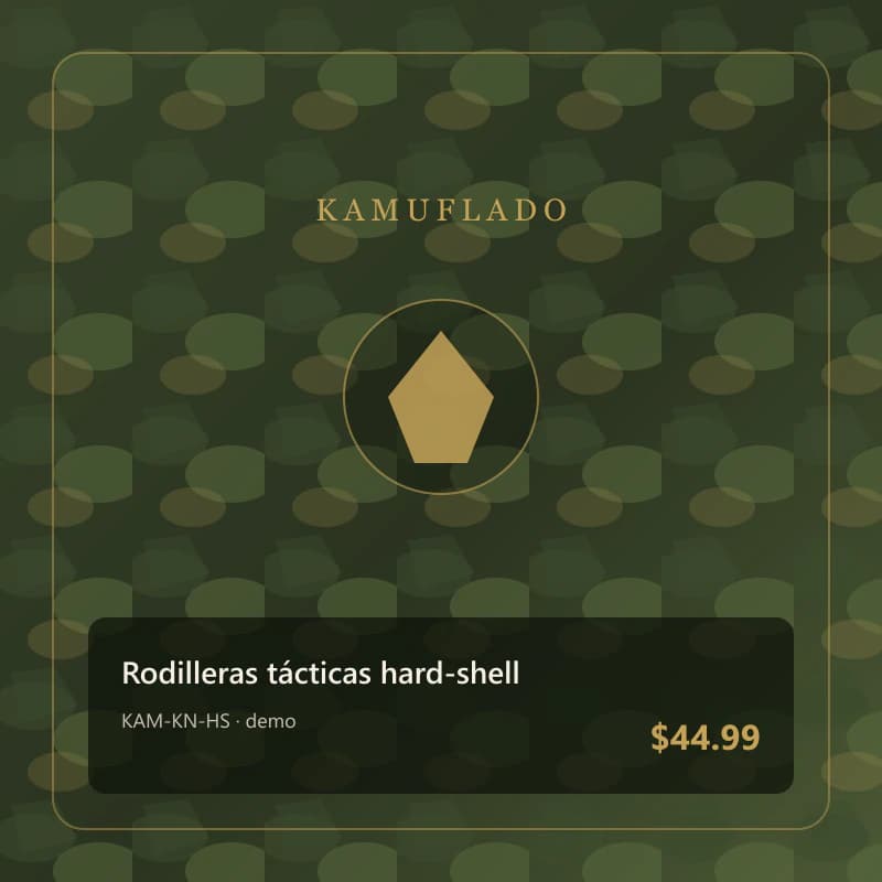 Rodilleras tácticas hard-shell - Imagen 1