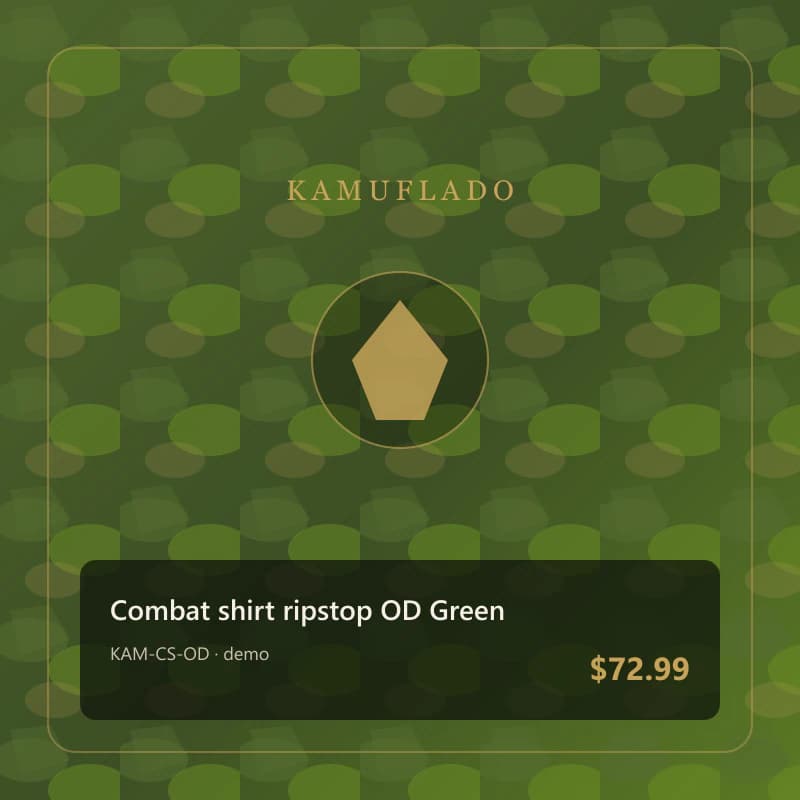 Combat shirt ripstop OD Green - Imagen 1