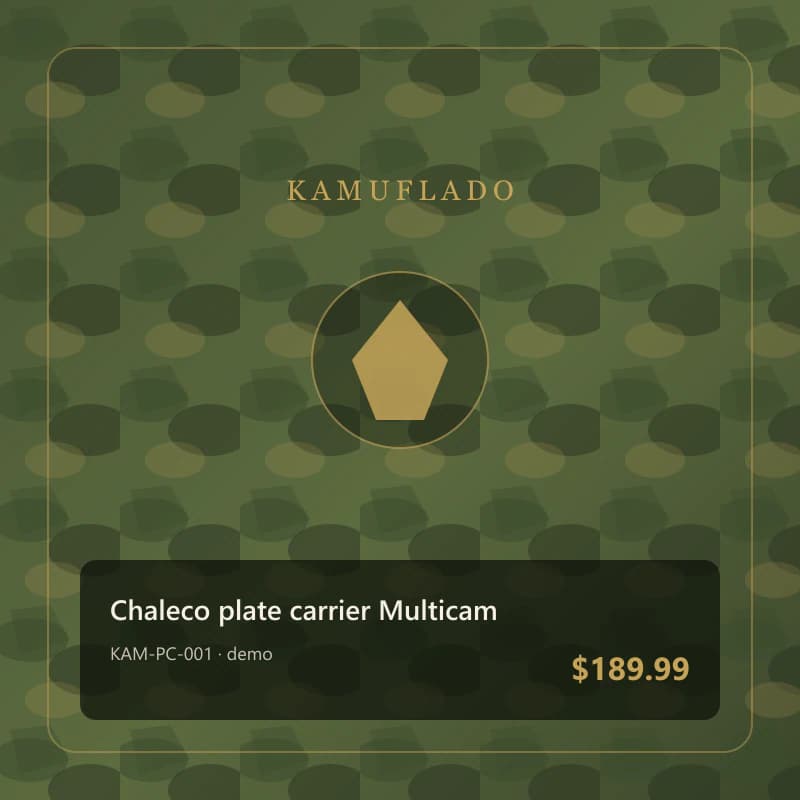 Chaleco plate carrier Multicam - Imagen 1