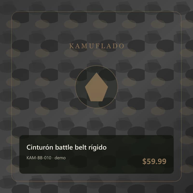 Cinturón battle belt rígido - Imagen 1