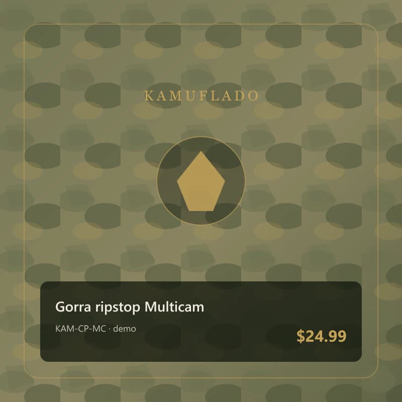 Gorra ripstop Multicam - Imagen 1