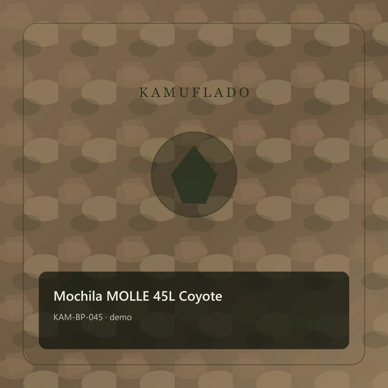 Mochila MOLLE 45L Coyote - Imagen 1
